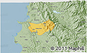 Savanna Style 3D Map of Krujë