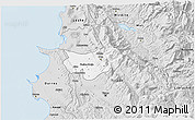 Silver Style 3D Map of Krujë
