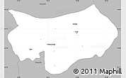 Gray Simple Map of Krujë