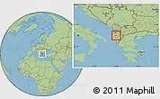 Savanna Style Location Map of Kuçovë