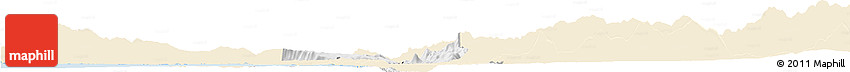 Classic Style Horizon Map of Lezhë, single color outside