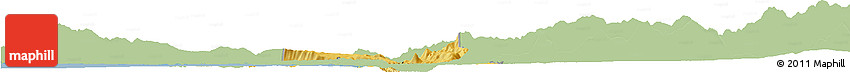 Savanna Style Horizon Map of Lezhë, single color outside