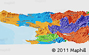 Political Panoramic Map of Lezhë