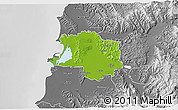 Physical 3D Map of Lushnjë, desaturated