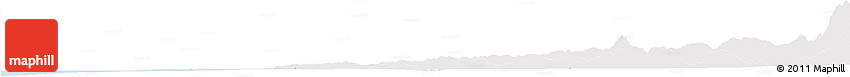 Silver Style Horizon Map of Lushnjë, single color outside