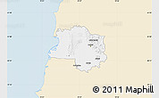 Classic Style Map of Lushnjë, single color outside