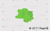 Political Map of Lushnjë, cropped outside