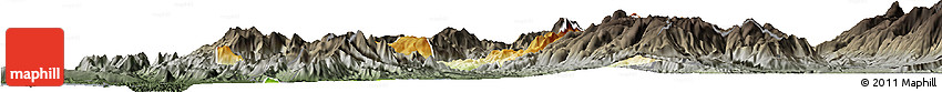 Physical Horizon Map of Mirditë, darken, semi-desaturated