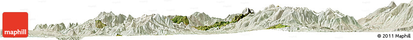 Satellite Horizon Map of Mirditë, lighten