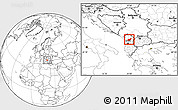 Blank Location Map of Mirditë