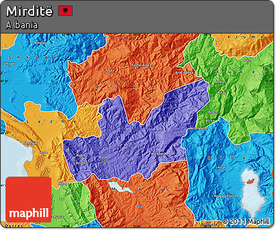 Political Map of Mirditë