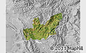 Satellite Map of Mirditë, lighten, desaturated