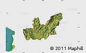 Satellite Map of Mirditë, single color outside