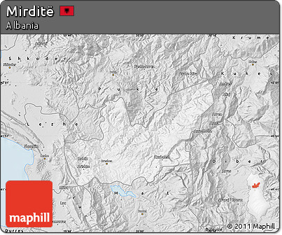 Silver Style Map of Mirditë