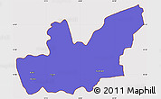 Political Simple Map of Mirditë, cropped outside