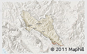 Shaded Relief 3D Map of Përmet, lighten