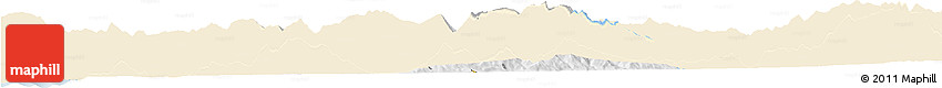 Classic Style Horizon Map of Përmet, single color outside