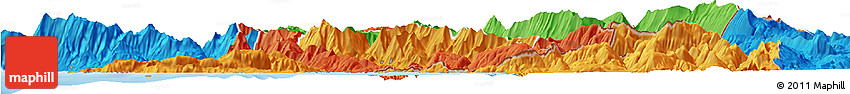 Political Horizon Map of Sarandë