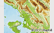 Physical Map of Sarandë