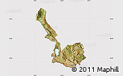 Satellite Map of Sarandë, cropped outside