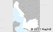 Gray Simple Map of Sarandë