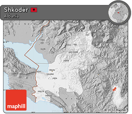 Gray Map of Shkodër