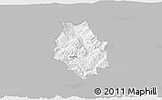 Gray 3D Map of Skrapar, single color outside