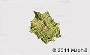 Satellite 3D Map of Skrapar, cropped outside