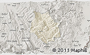 Shaded Relief 3D Map of Skrapar, semi-desaturated