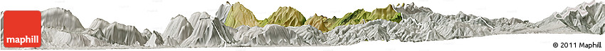 Satellite Horizon Map of Skrapar, lighten, semi-desaturated