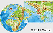 Physical Location Map of Skrapar