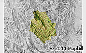Satellite Map of Skrapar, lighten, desaturated