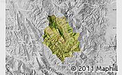 Satellite Map of Skrapar, lighten, desaturated