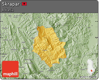 Savanna Style Map of Skrapar