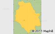 Savanna Style Simple Map of Skrapar