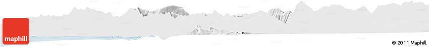 Silver Style Horizon Map of Tepelenë, single color outside