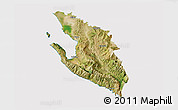 Satellite 3D Map of Vlorë, cropped outside