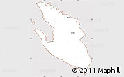 Classic Style Simple Map of Vlorë, cropped outside