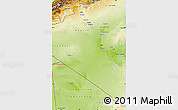 Physical Map of Adrar