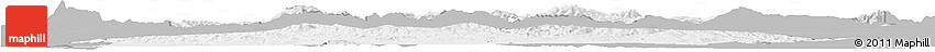 Gray Horizon Map of Ain Dafla, single color outside