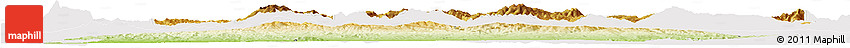 Physical Horizon Map of Ain Dafla, cropped outside