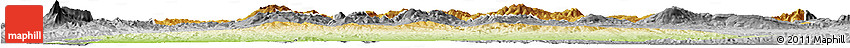 Physical Horizon Map of Ain Dafla, desaturated