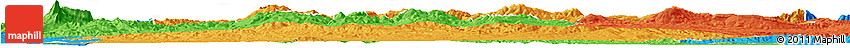 Political Horizon Map of Ain Dafla