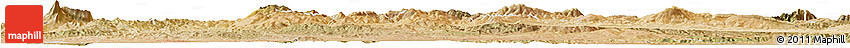 Satellite Horizon Map of Ain Dafla