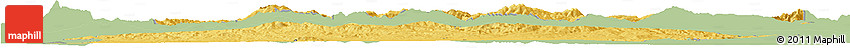 Savanna Style Horizon Map of Ain Dafla, single color outside
