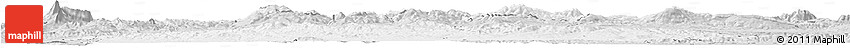 Silver Style Horizon Map of Ain Dafla