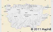 Classic Style Map of Ain Dafla, single color outside