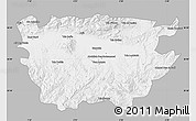 Gray Map of Ain Dafla, single color outside