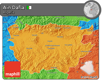 Political Map of Ain Dafla