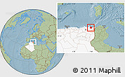 Savanna Style Location Map of Annaba, highlighted country, hill shading